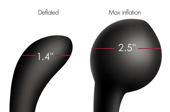 10X Inflatable and Vibrating Silicone Prostate Plug | Swell Male Sex Toys