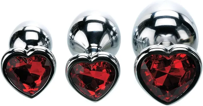 A&E Heart Anal Plug Set | Adam & Eve Anal