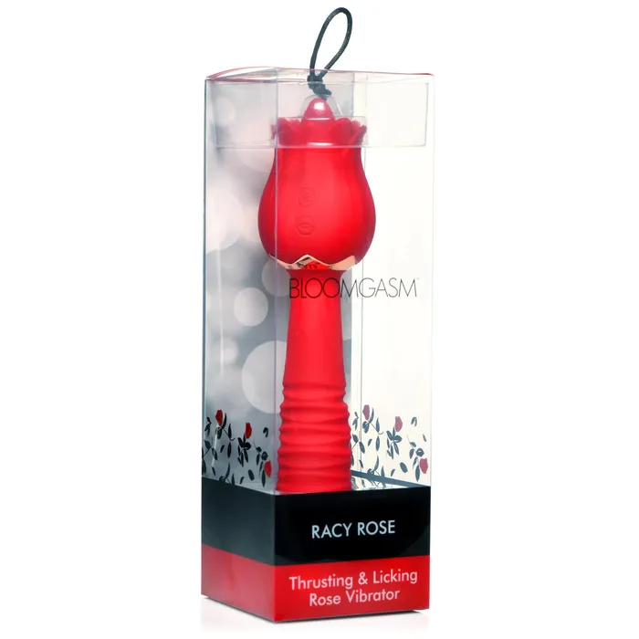 Bloomgasm Vibrators | Racy Rose Thrusting and Licking Rose Vibrator