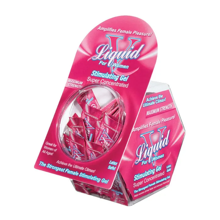 Body Action Liquid v for Women 50 Pieces Jar Display Female Sex Toys