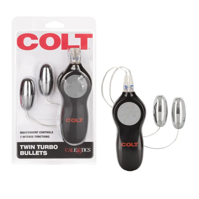 Calexotics Female Sex Toys CalExotics Colt 7 Function Twin Turbo Bullet Vibrator