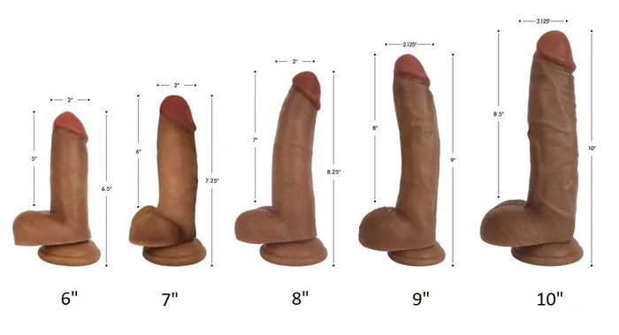 Dildos | Jock Thrusting and Vibrating 8 Inch Dildo