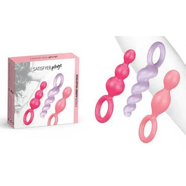 Satisfyer Anal | Satisfyer Plugs Coloured Butt Plugs - Set of 3