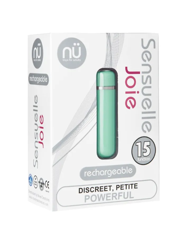 Sensuelle Joie Rechargeable Bullet Eldorado Blue - Powerful | NU Sensuelle Vibrators