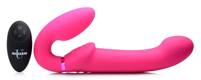 Strap U Female Sex Toys | 10X Remote Control Ergo-Fit G-Pulse Inflatable and Vibrating Strapless Strap-on - Pink Strap U Female Sex Toys | 10X Remote Control Ergo-Fit G-Pulse Inflatable and Vibrating Strapless Strap-on - Pink