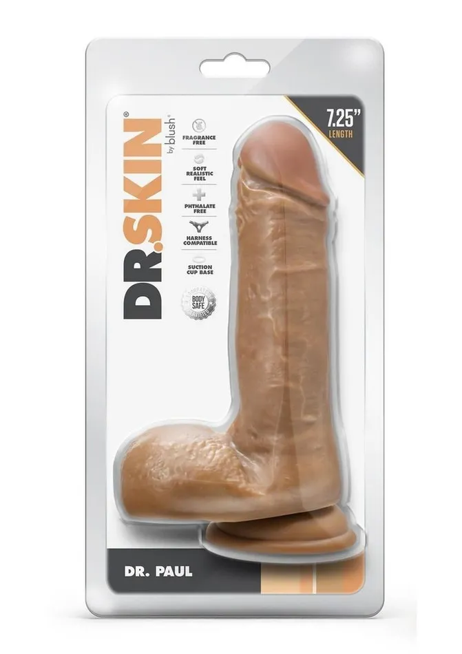 Dr. Skin Dr. Paul Dildo with Balls and Suction Cup | Dr. Skin Female Sex Toys