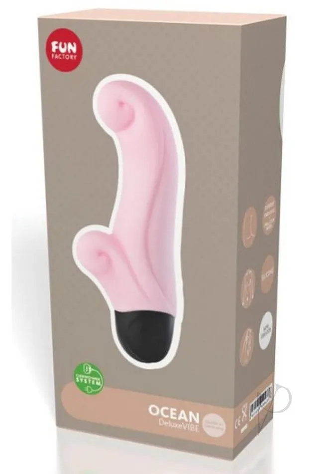 Fun Factory Female Sex Toys Ocean Baby Rose Rechargeable Silicone Clitoral Stimulator