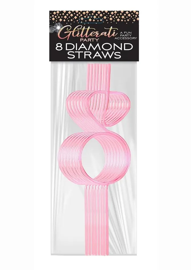 Glitterati Diamond Straws Candyprints Party Vibrators