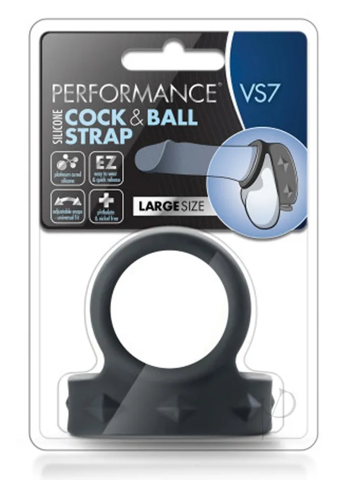 Performance Male Sex Toys | Performance Vs7 Silicone Cock and Ball Strap