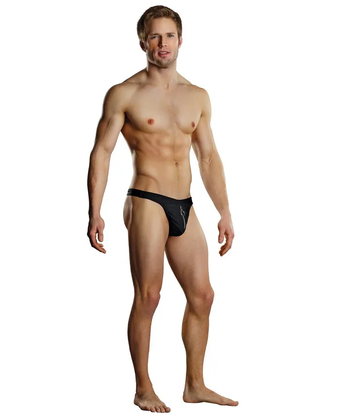 Male Power Anal | Male power zipper thong black